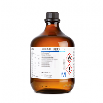 MERCK 102888 Cyclohexanone EMPLURA®. CAS 108-94-1, pH 7 (70 g/l, H₂O, 20 °C). 2.5 L